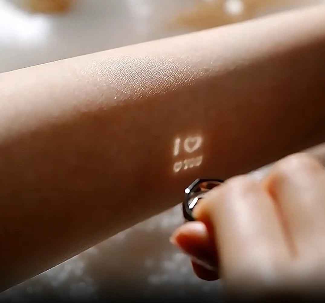 hidden love silver ring elegant romantic jewelry