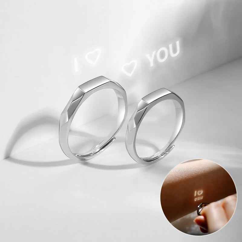 hidden love silver ring elegant romantic jewelry