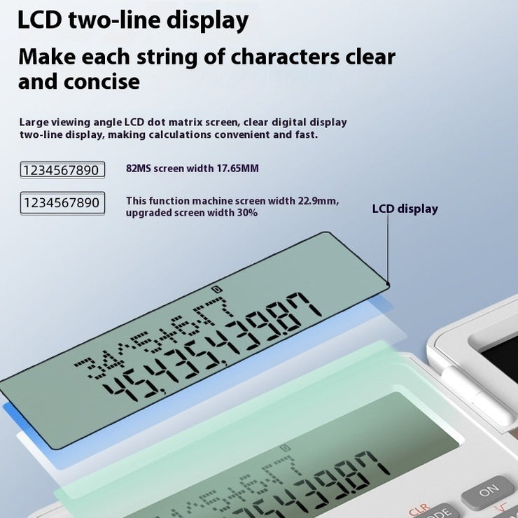 Nouvelle calculatrice scientifique portable avec tablette d’écriture Spéciale comptabilité et examens