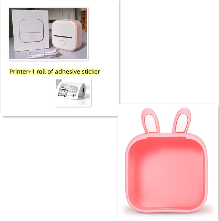 Mini imprimante thermique portable Bluetooth et étiquettes