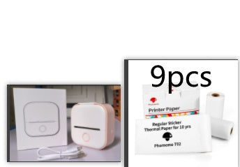Mini imprimante thermique portable Bluetooth et étiquettes