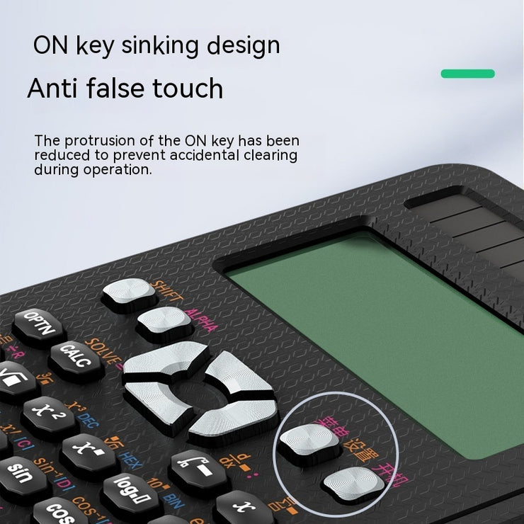 Calculatrice scientifique pliable 2 en 1 avec tablette d’écriture
