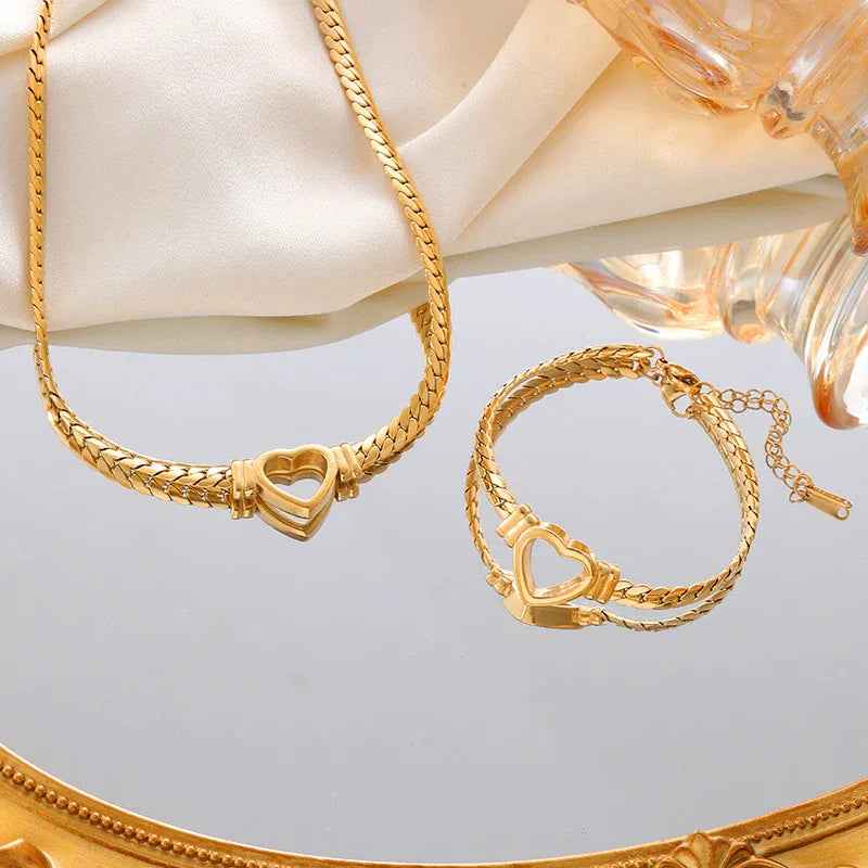 gift set necklace bracelet women personalized jewelry