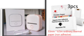 Mini imprimante thermique portable Bluetooth et étiquettes