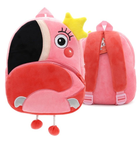 Sac à dos enfant maternelle arc-en-ciel en peluche