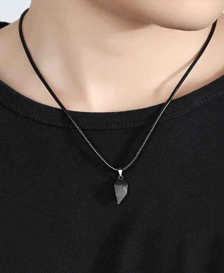 Collier Magnétique Couple Cœur Brisé - Bijou Homme Femme en Ligne - TharryStore