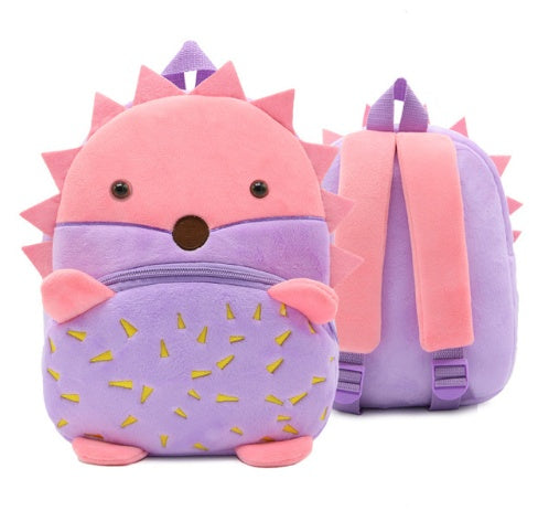 Sac à dos enfant maternelle arc-en-ciel en peluche