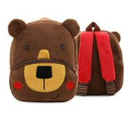 Sac à dos enfant maternelle arc-en-ciel en peluche