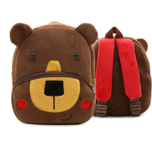 Sac à dos enfant maternelle arc-en-ciel en peluche