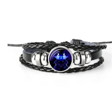 luminous zodiac bracelet glow in dark astrology jewelry