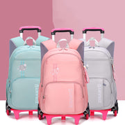 Cartable enfant à roulettes amovible