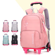 Cartable enfant à roulettes amovible