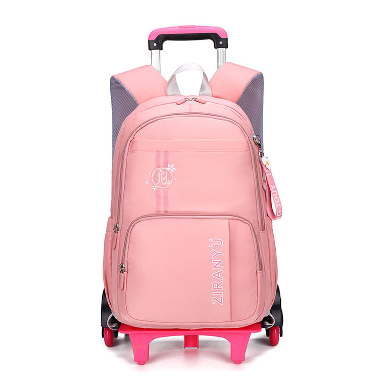Cartable enfant à roulettes amovible