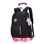 Cartable enfant à roulettes amovible