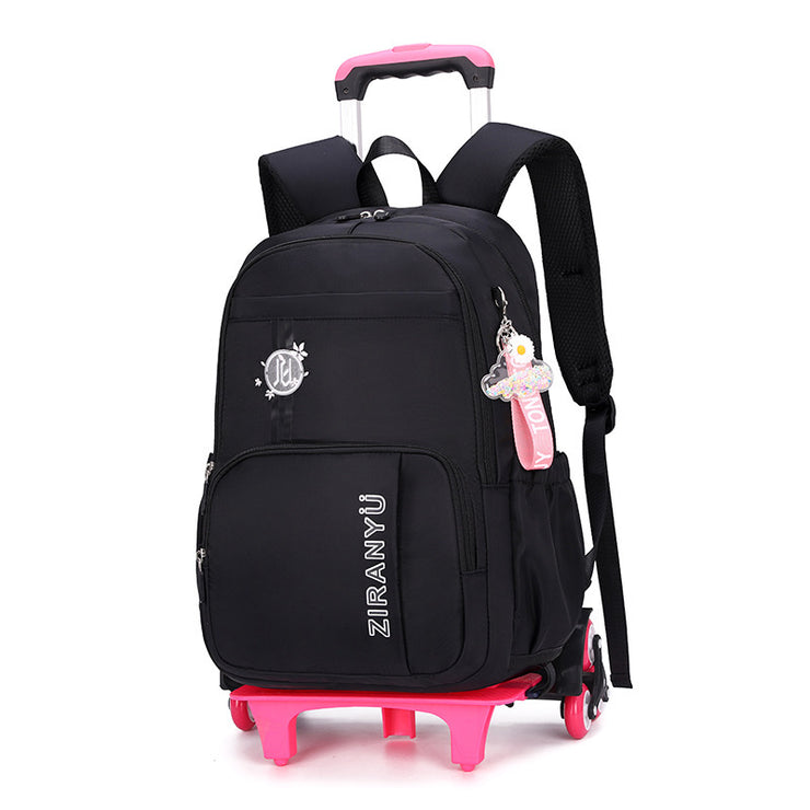 Cartable enfant à roulettes amovible