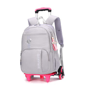 Cartable enfant à roulettes amovible