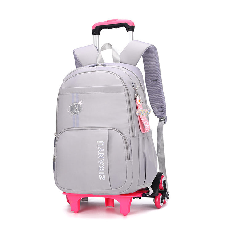 Cartable enfant à roulettes amovible