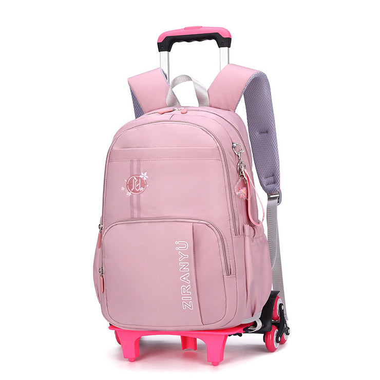 Cartable enfant à roulettes amovible