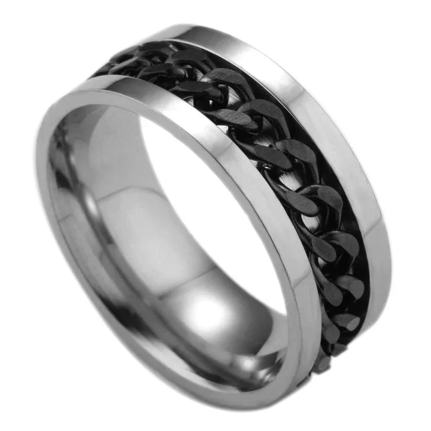 spinner bottle opener ring titanium fidget ring unisex