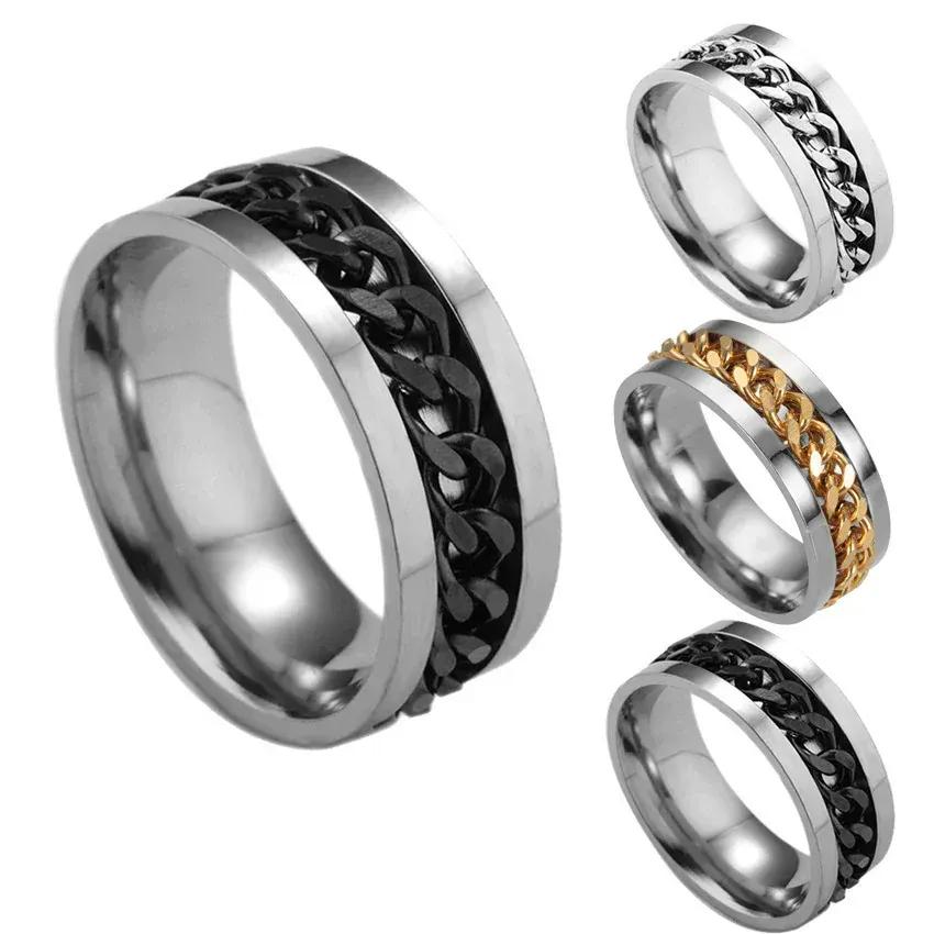 spinner bottle opener ring titanium fidget ring unisex
