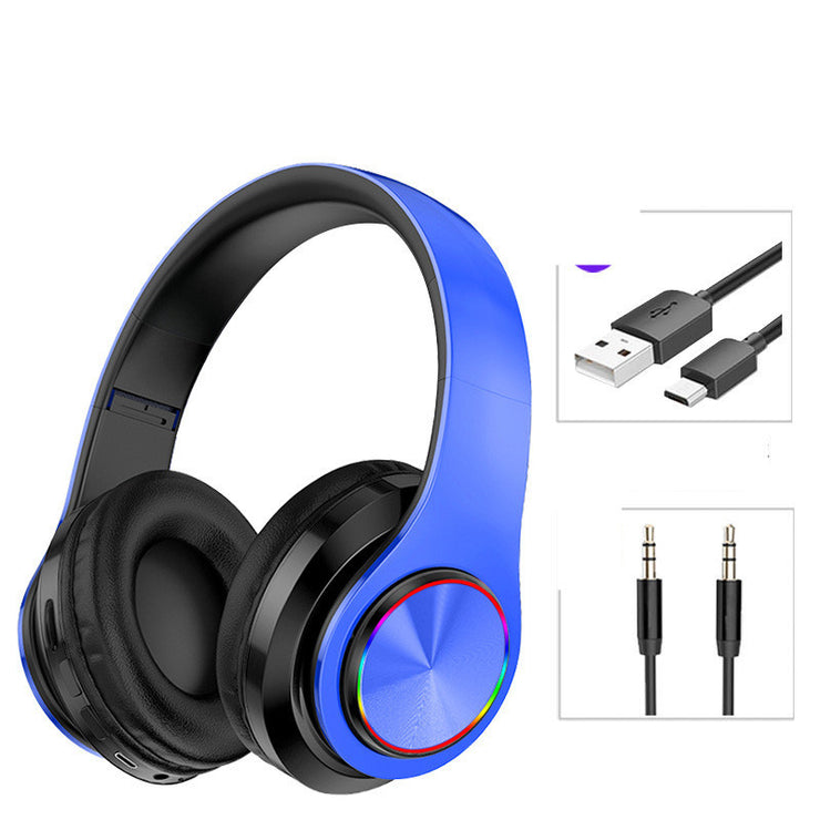 Casque Bluetooth sans fil LED Gaming et sport