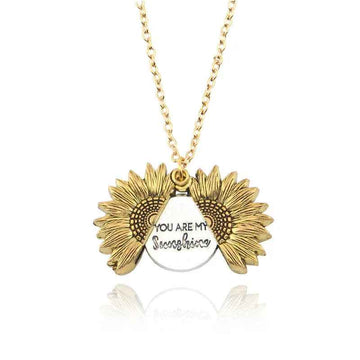 Collier Tournesol Vous Êtes Mon Soleil - Bijou Unisexe Homme Femme - TharryStore