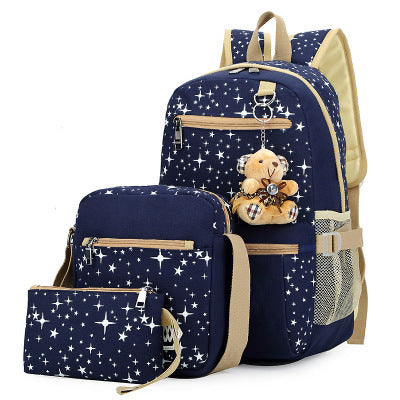 Sac à dos scolaire fille & femme Design étoile