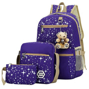 Sac à dos scolaire fille & femme Design étoile