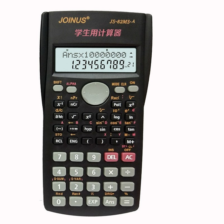 Calculatrice scientifique JS-82MS à fonctions multiples