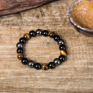tiger eye stone bracelet natural bead unisex jewelry