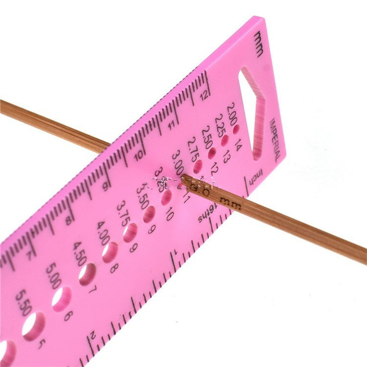 Outils de tricot en laine Règles, aiguilles et accessoires