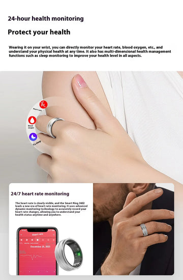 smart health ring fitness tracker heart rate monitor