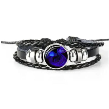 luminous zodiac bracelet glow in dark astrology jewelry