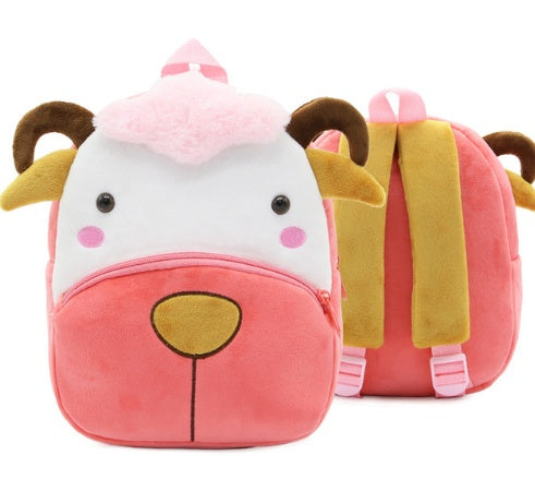 Sac à dos enfant maternelle arc-en-ciel en peluche