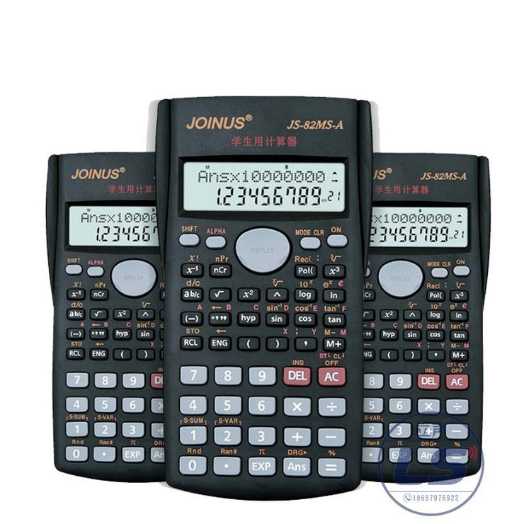 Calculatrice scientifique JS-82MS à fonctions multiples