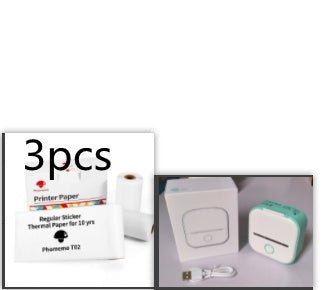 Mini imprimante thermique portable Bluetooth et étiquettes