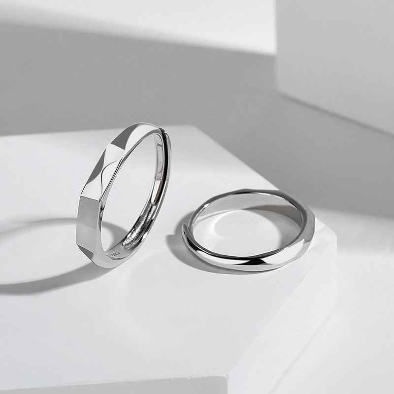 hidden love silver ring elegant romantic jewelry