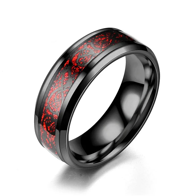 men spinner ring anti stress stainless steel fidget ring