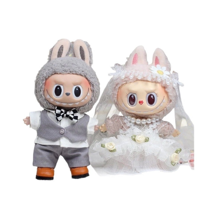 Pendentif en vinyle Robe de poupée, robe de mariage