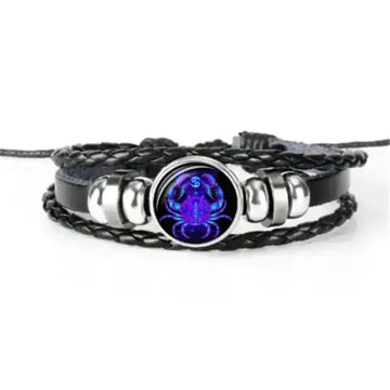 luminous zodiac bracelet glow in dark astrology jewelry
