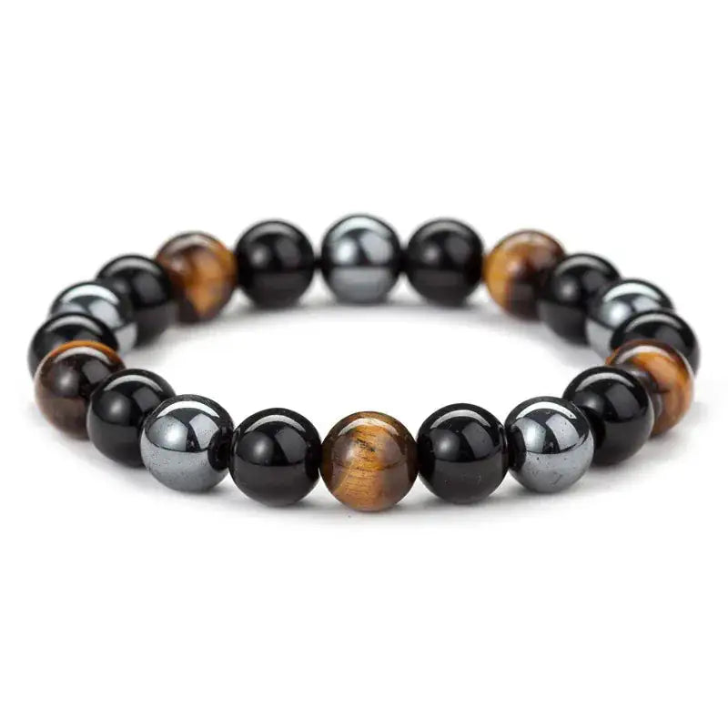 tiger eye stone bracelet natural bead unisex jewelry