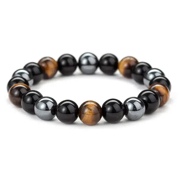 tiger eye stone bracelet natural bead unisex jewelry