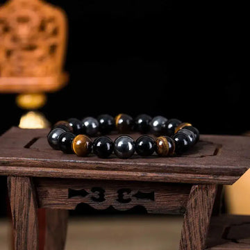 tiger eye stone bracelet natural bead unisex jewelry