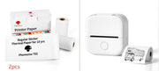 Mini imprimante thermique portable Bluetooth et étiquettes