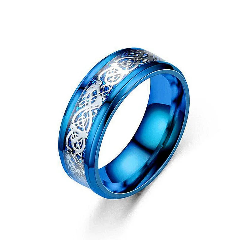 men spinner ring anti stress stainless steel fidget ring