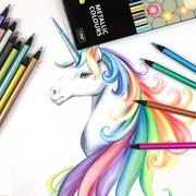 Crayons de Couleur Métalliques12 Couleurs