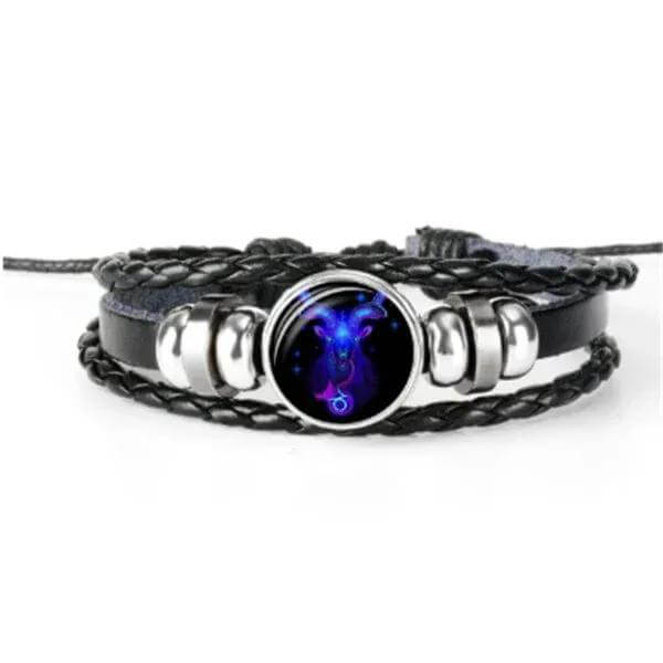 luminous zodiac bracelet glow in dark astrology jewelry