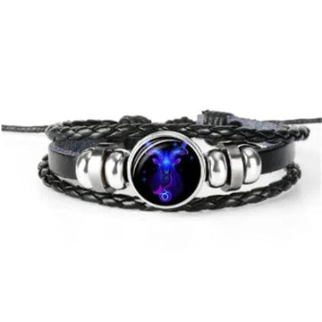 luminous zodiac bracelet glow in dark astrology jewelry