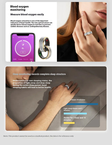 smart health ring fitness tracker heart rate monitor