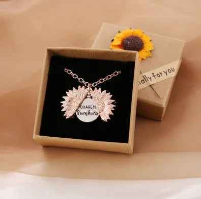Collier Tournesol Vous Êtes Mon Soleil - Bijou Unisexe Homme Femme - TharryStore